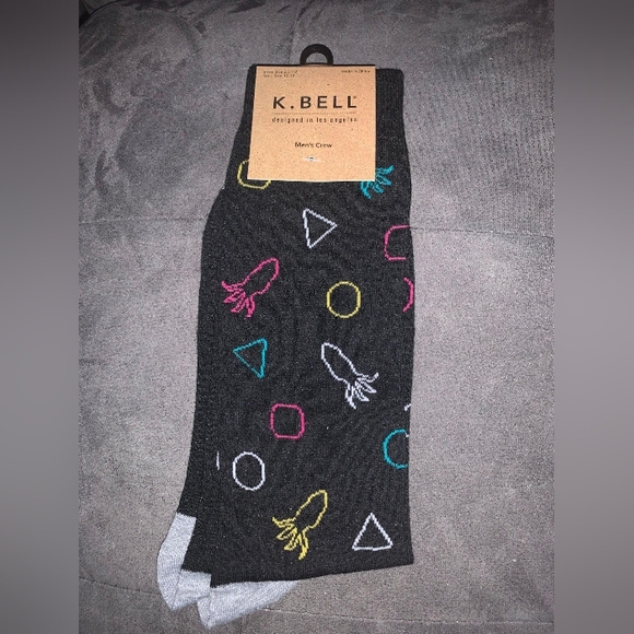 Squid Game Logo K. Bell men’s crew socks - Picture 1 of 1